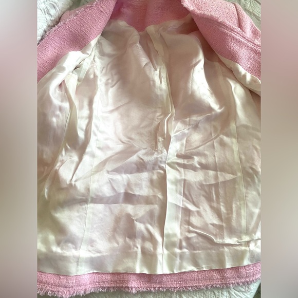 ZARA- Tweed Fringe Crest Button blazer - Picture 6 of 9